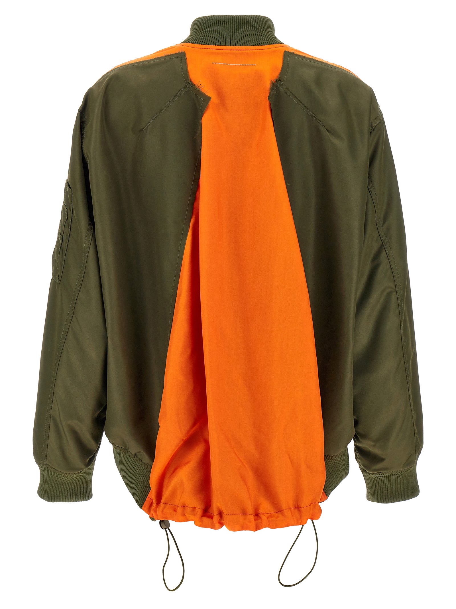 MM6 Maison Margiela Bicolor Polyamide Bomber
