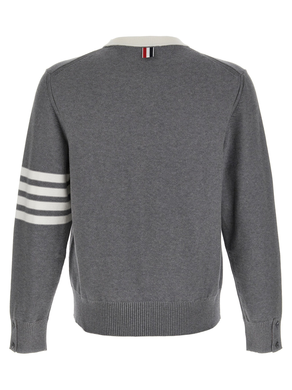 Thom Browne Gray Cotton Cardigan