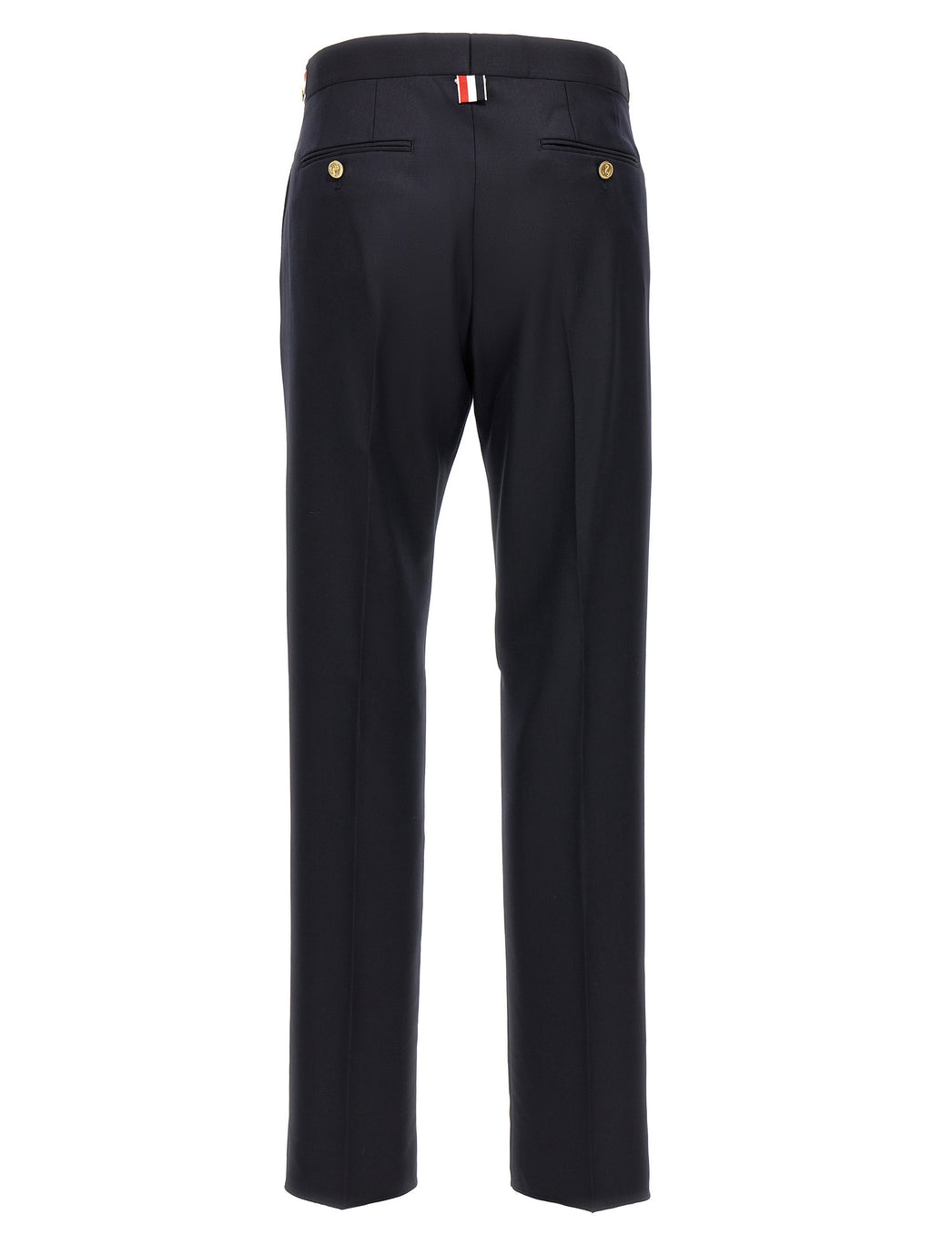 Thom Browne Blue Wool Casual Pants