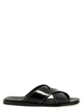 Church's Black Calf Leather Bos Taurus Slides