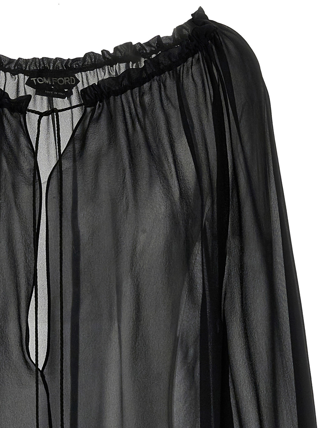 Tom Ford Black Silk Blouse