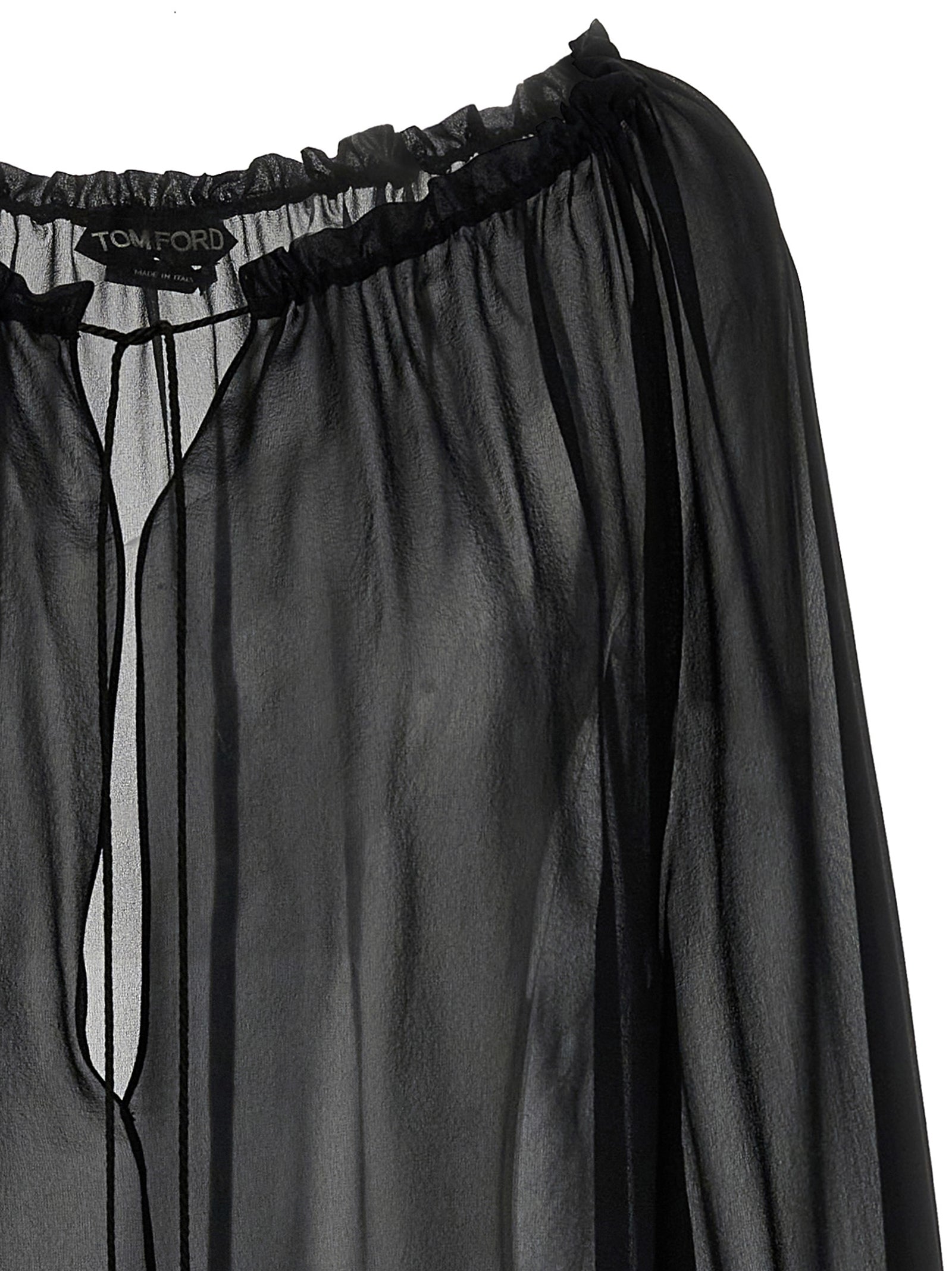 Tom Ford Black Silk Blouse
