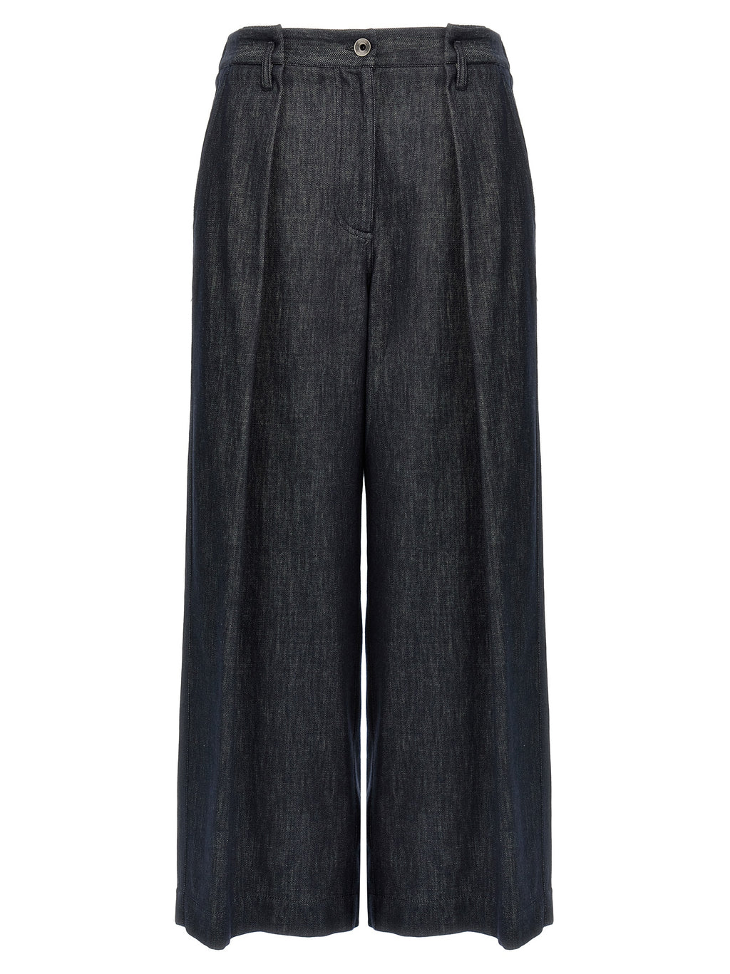 Brunello Cucinelli Blue Cotton Casual Pants