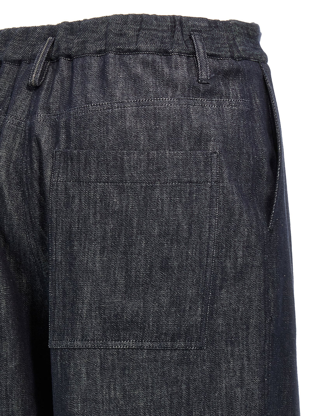 Brunello Cucinelli Blue Cotton Casual Pants