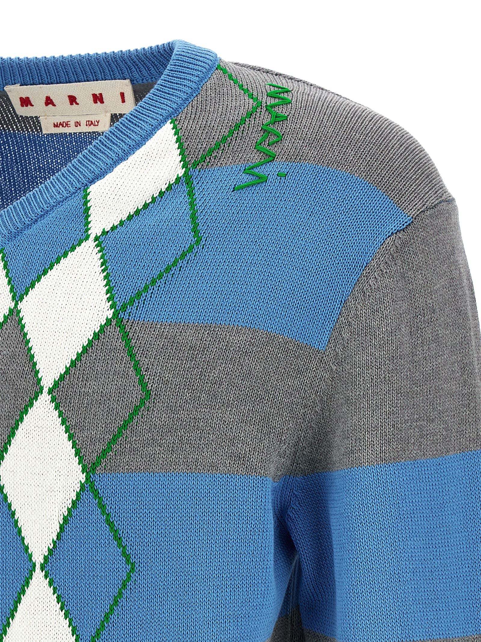 Marni Multicolor Cotton Cardigan