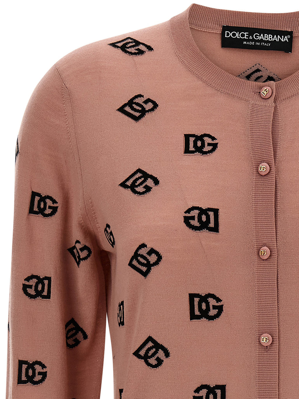 Dolce & Gabbana Multicolor Virgin Wool Cardigan