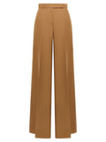 Max Mara Brown Virgin Wool Casual Pants