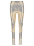 Versace Multicolor Polyester Leggings