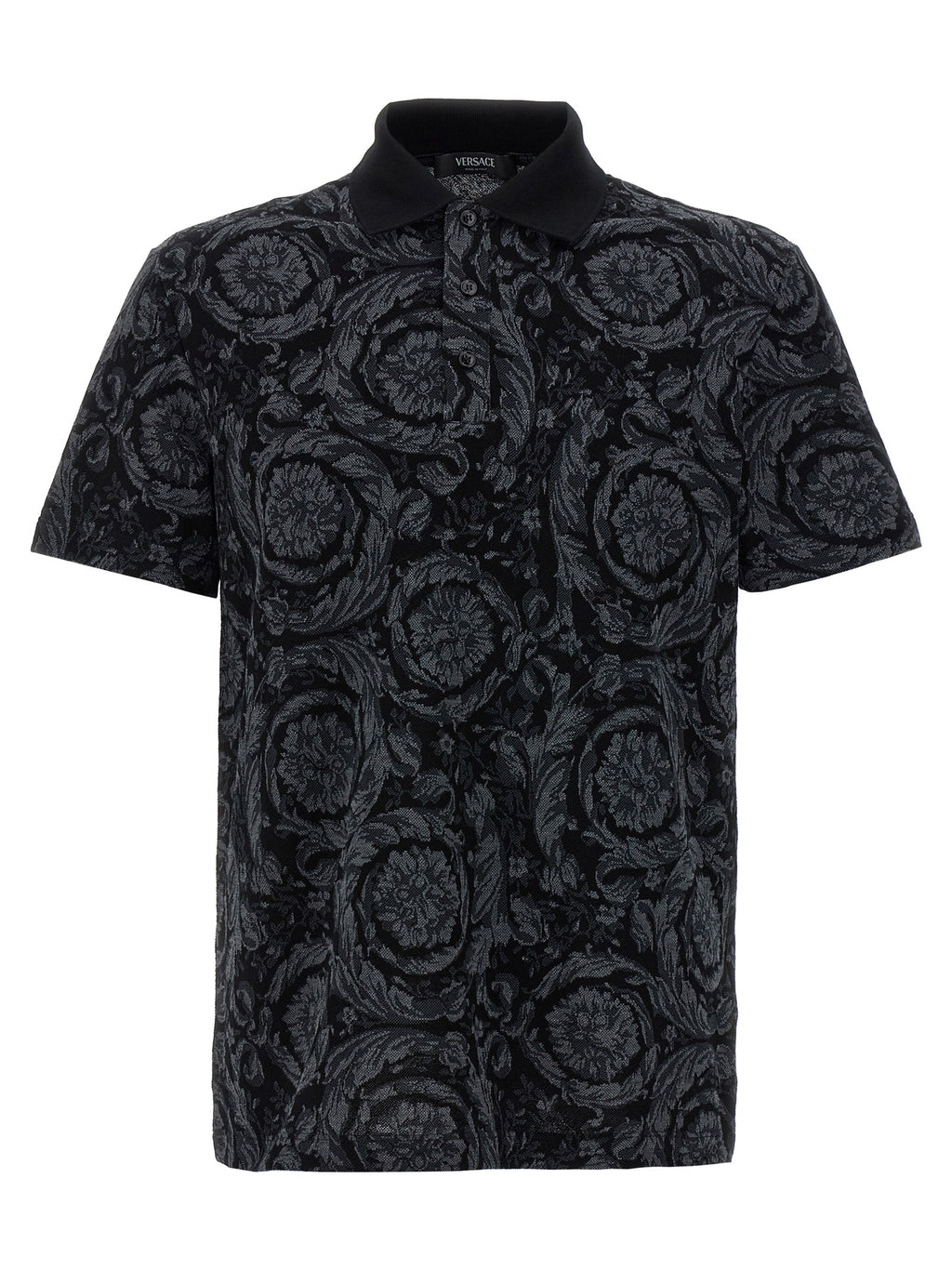 Versace Multicolor Cotton Polo Shirt