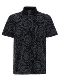 Versace Multicolor Cotton Polo Shirt