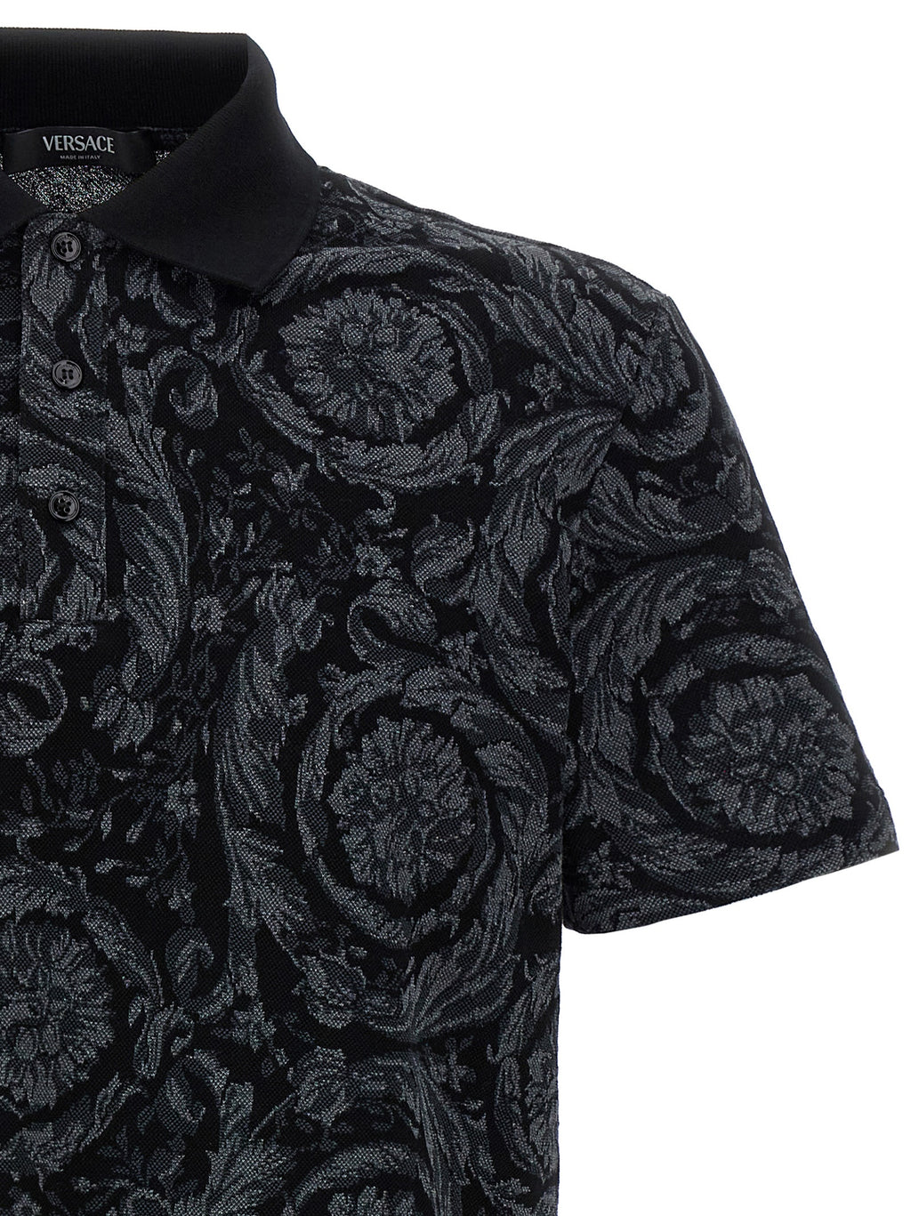 Versace Multicolor Cotton Polo Shirt