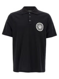 Balmain Bicolor Cotton Polo Shirt