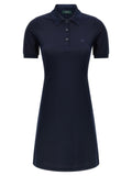 Courrèges Blue Cotton Short Dress