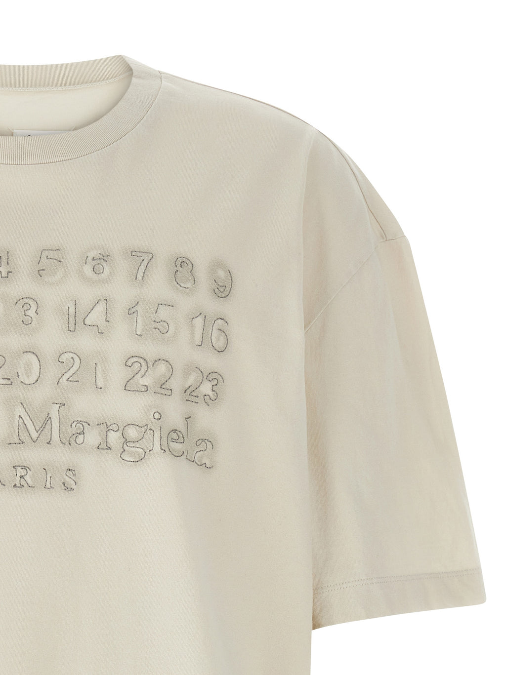 Maison Margiela Beige Cotton T-Shirt