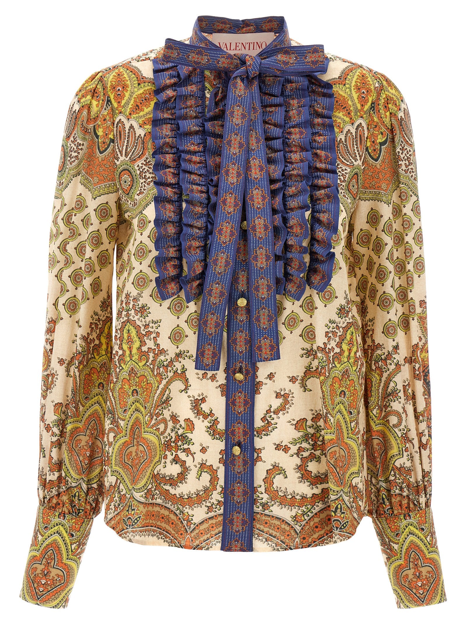 Valentino Garavani Multicolor Cotton Blouse