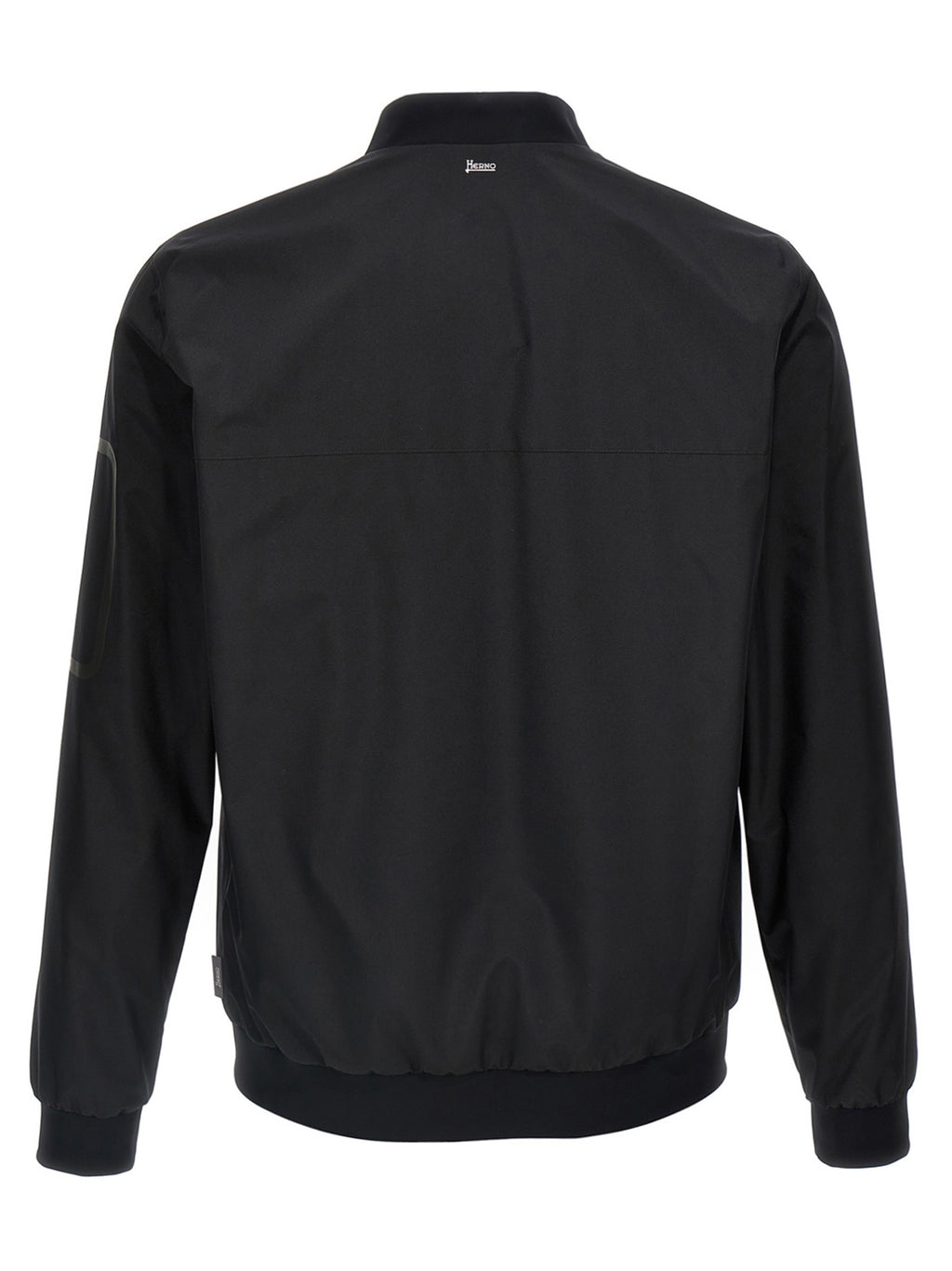 Herno Black Polyester Bomber