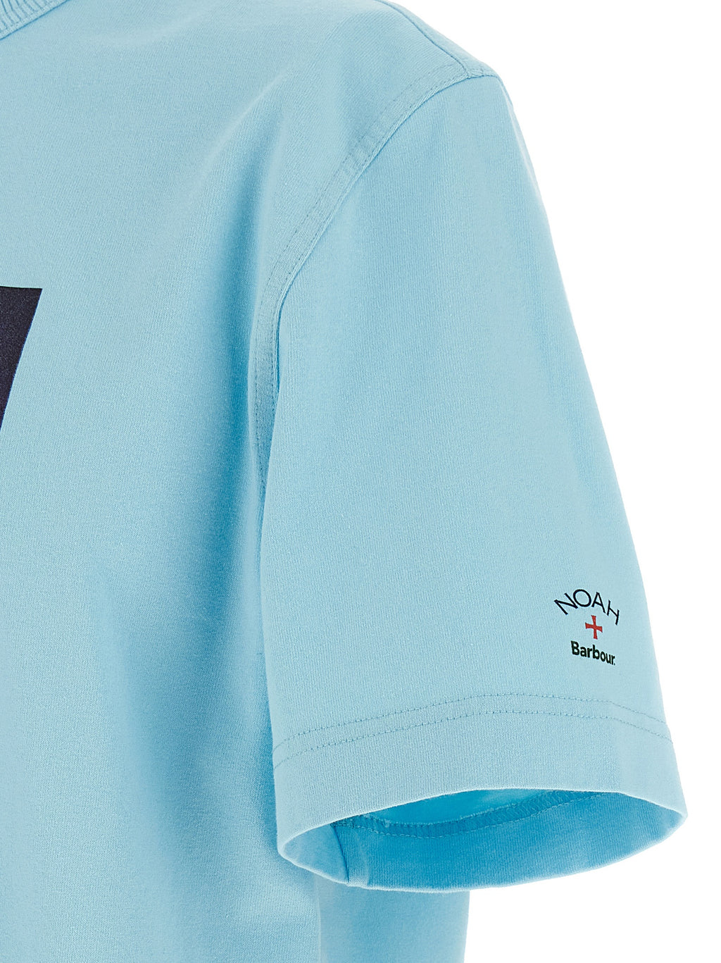 Barbour Blue Cotton T-Shirt