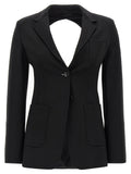 Max Mara Black Viscose Blazer