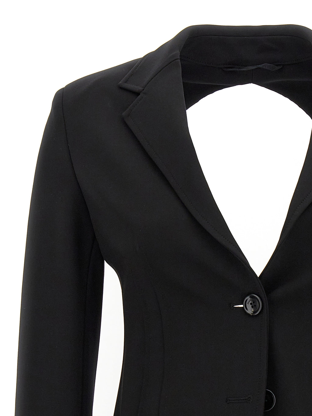 Max Mara Black Viscose Blazer