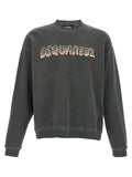 Dsquared² Gray Cotton Sweatshirt
