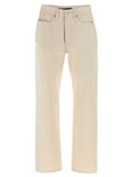 Jil Sander Beige Cotton Jeans Denim