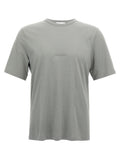 Saint Laurent Gray Cotton T-Shirt
