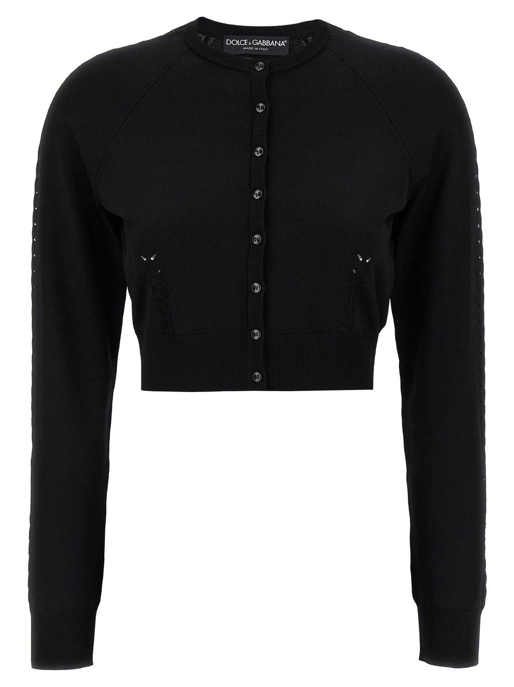 Dolce & Gabbana Black Viscose Cardigan