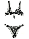 The Attico Bicolor Polyamide Bikini