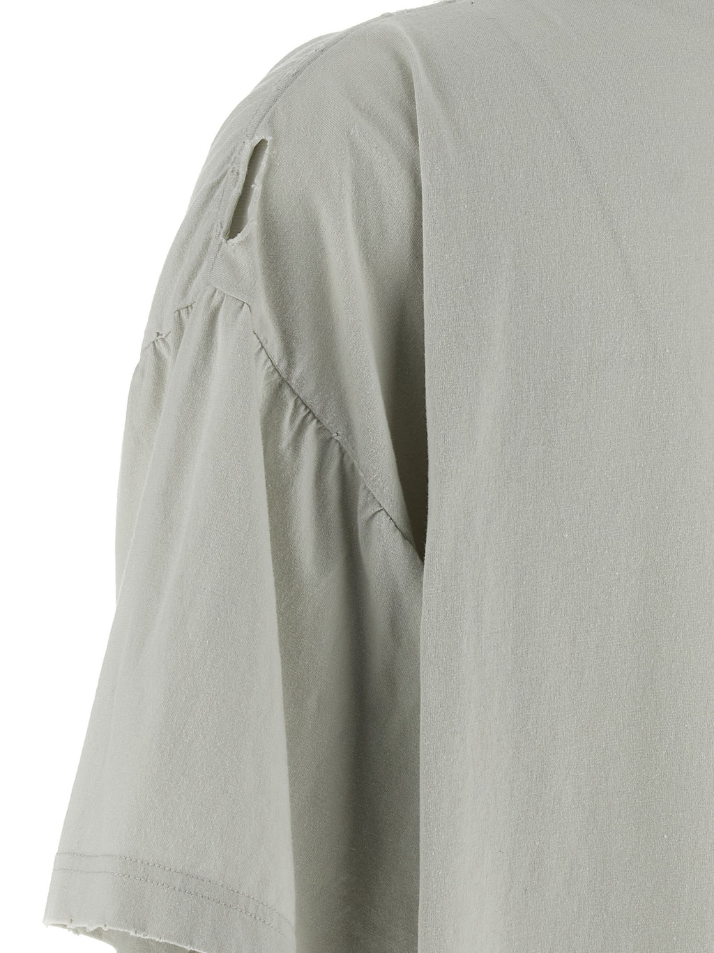 Balenciaga Gray Cotton T-Shirt