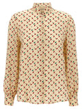 Valentino Garavani Beige Silk Blouse
