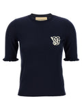 Valentino Garavani Blue Virgin Wool Sweatshirt