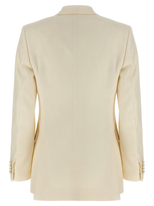 Brioni White Wool Blazer