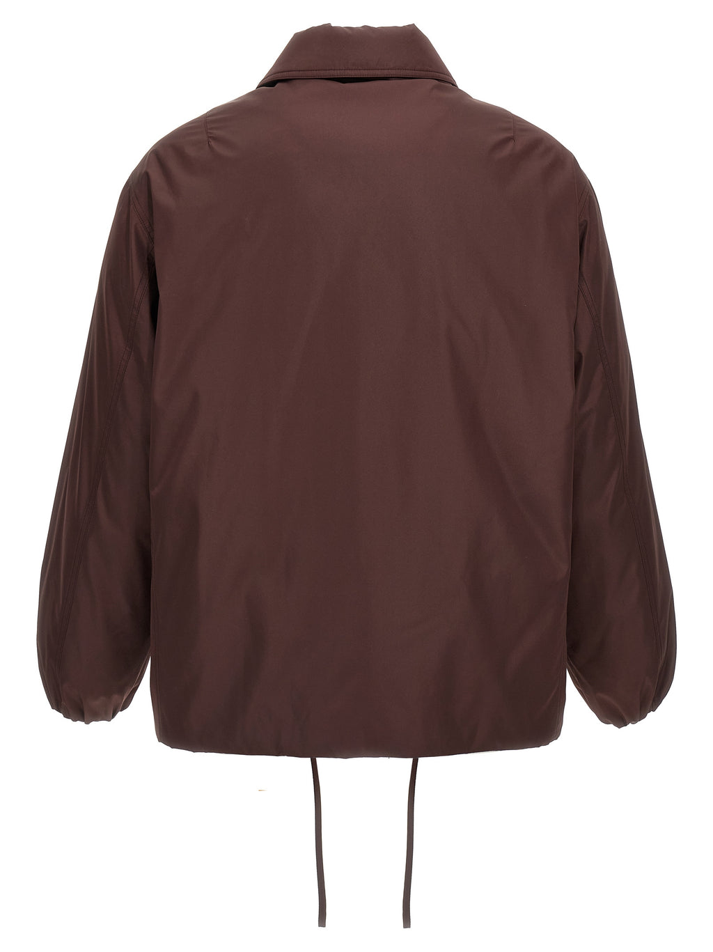Jil Sander Brown Polyester Full-Length Jacket