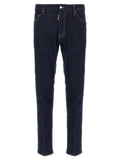 Dsquared² Blue Cotton Slim Fit Jeans