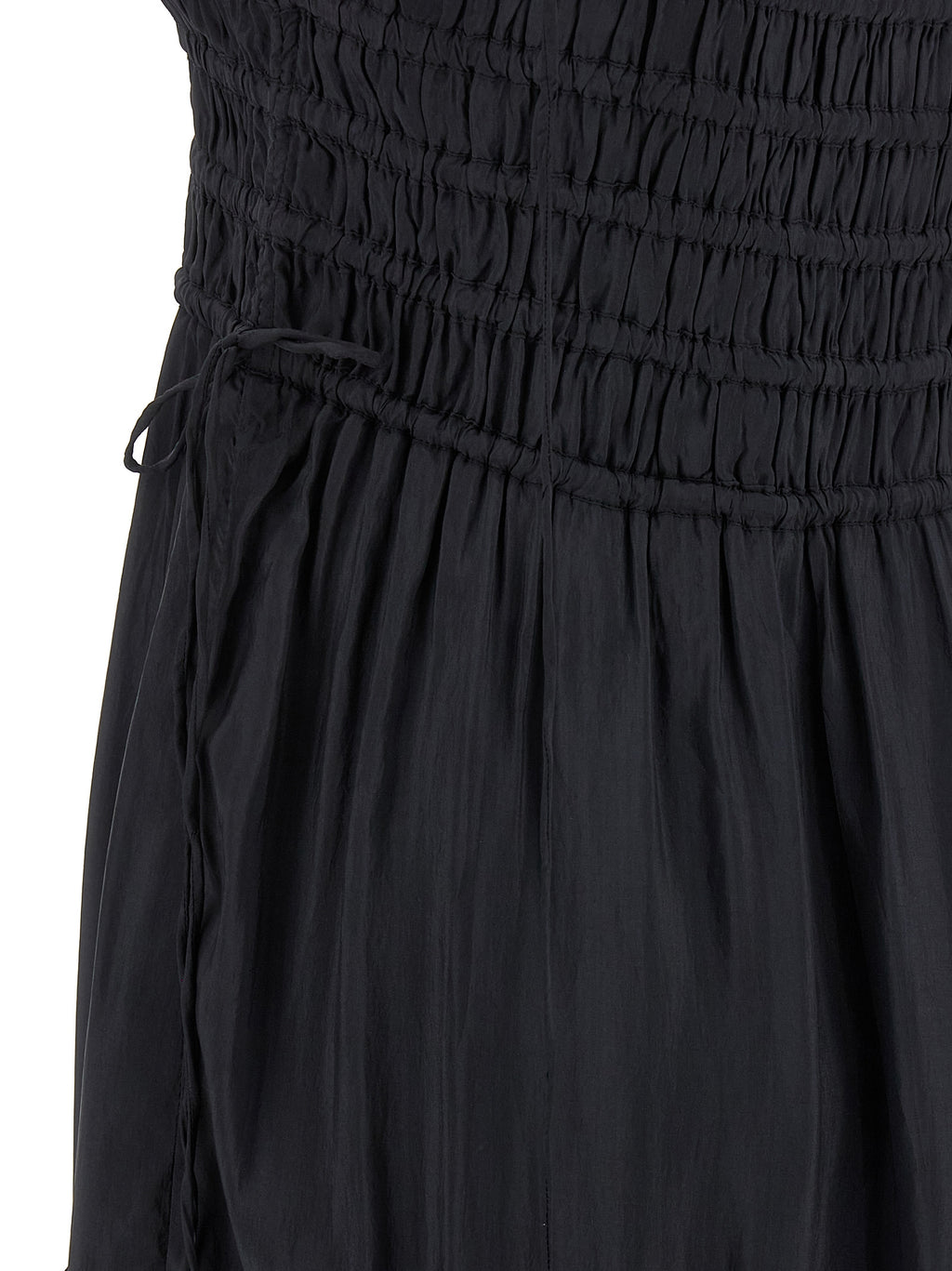 Ganni Gray Viscose Long Dress