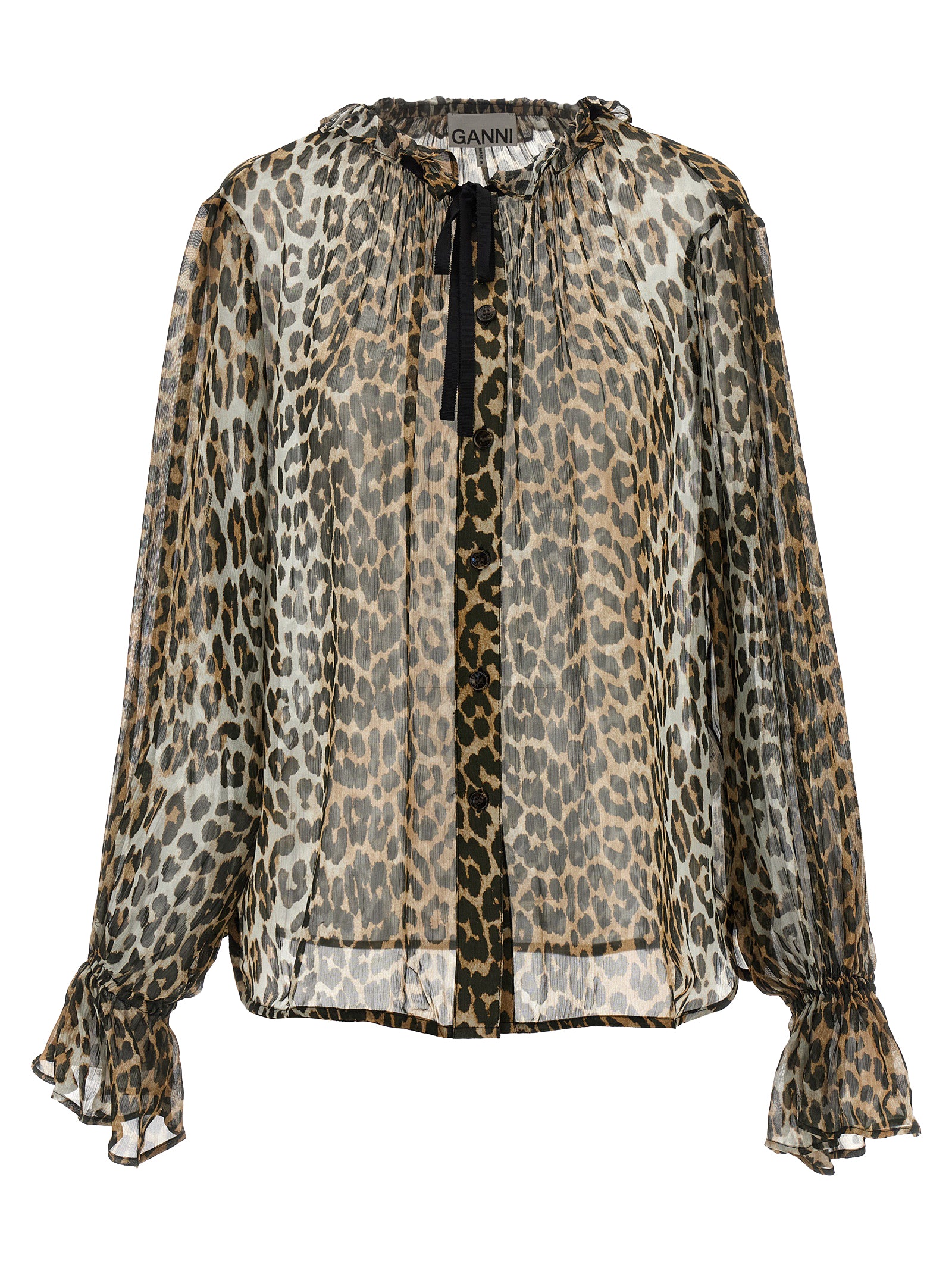Ganni Multicolor Viscose Blouse