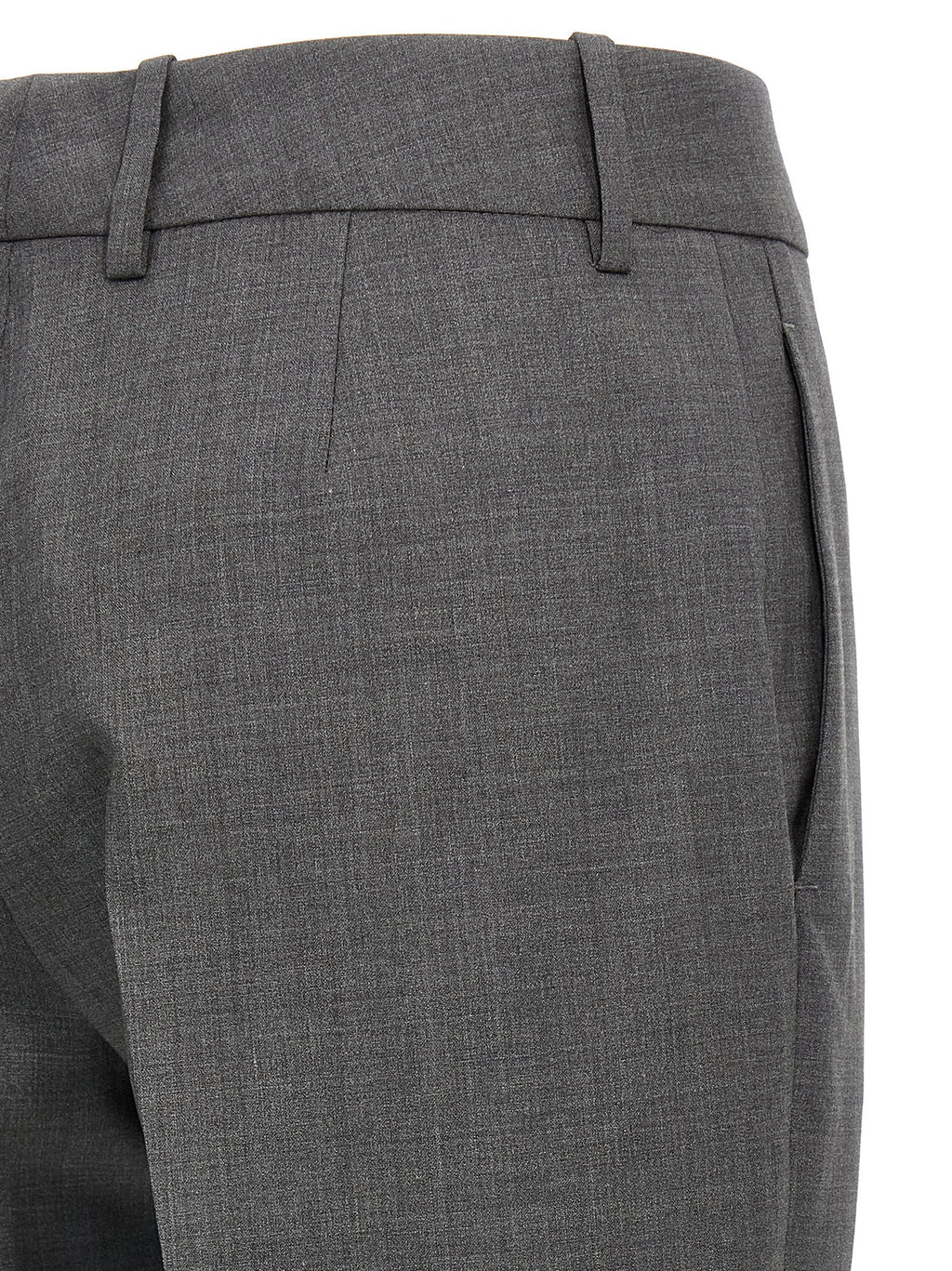 Ermanno Scervino Gray Virgin Wool Dress Pants
