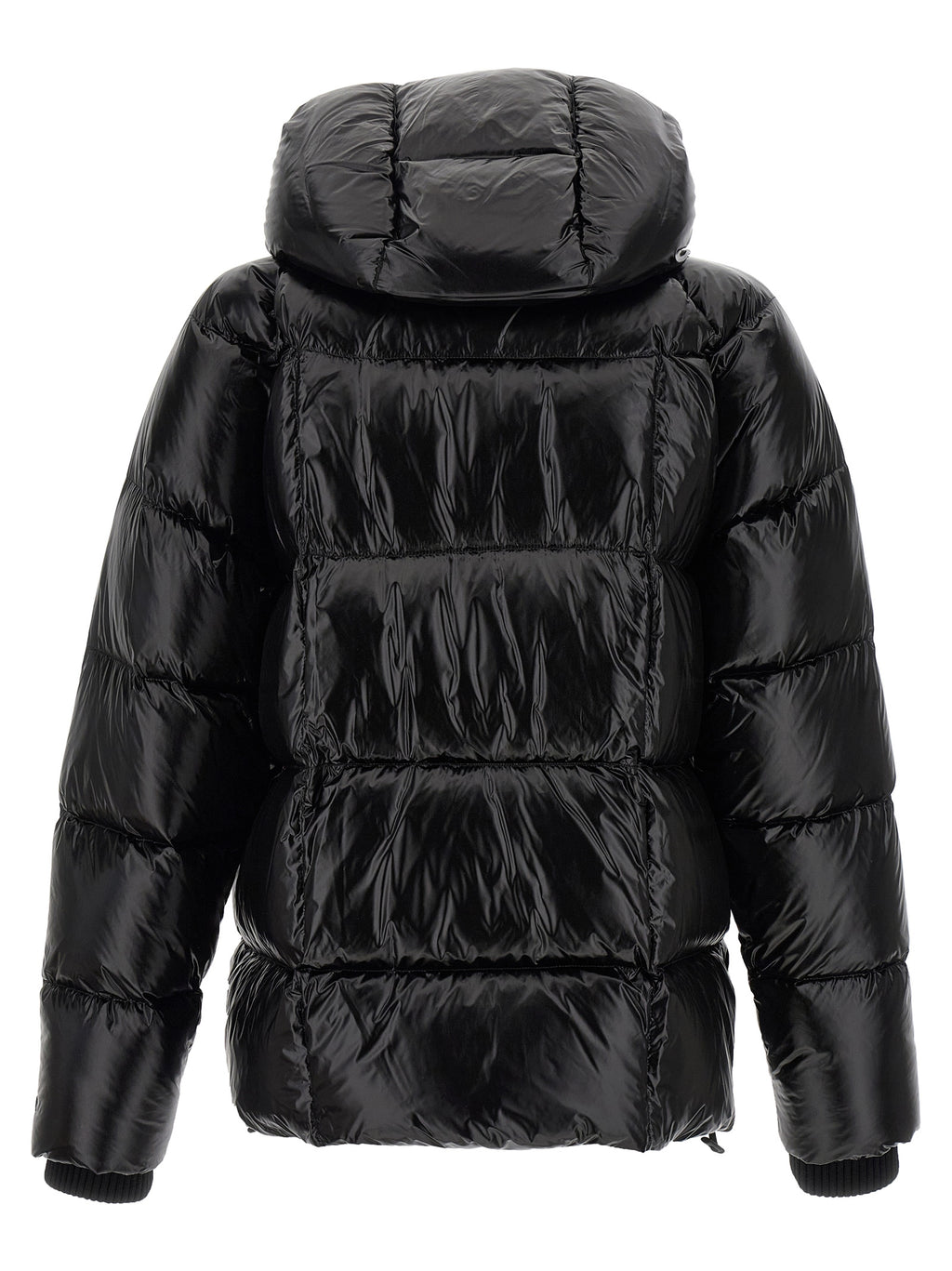 Dsquared² Black Polyamide Full-Length Jacket