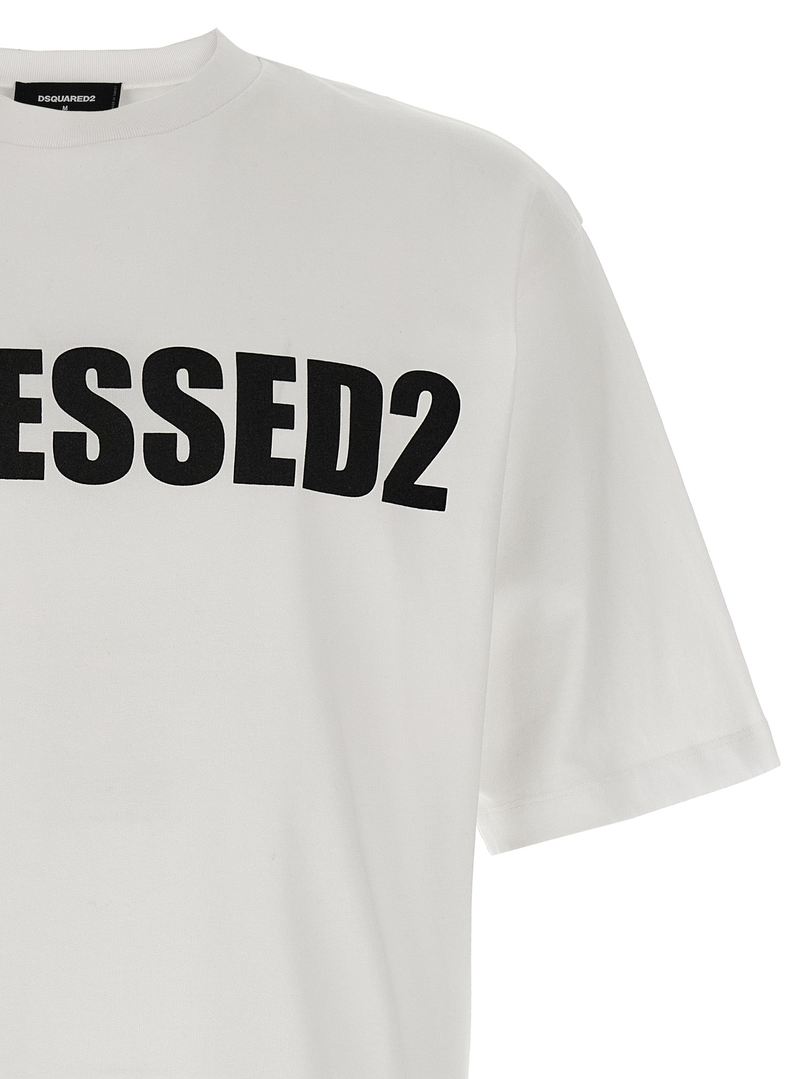 Dsquared² Bicolor Cotton T-Shirt