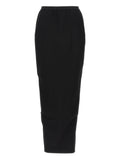 Rick Owens Black Wool Mini Skirt