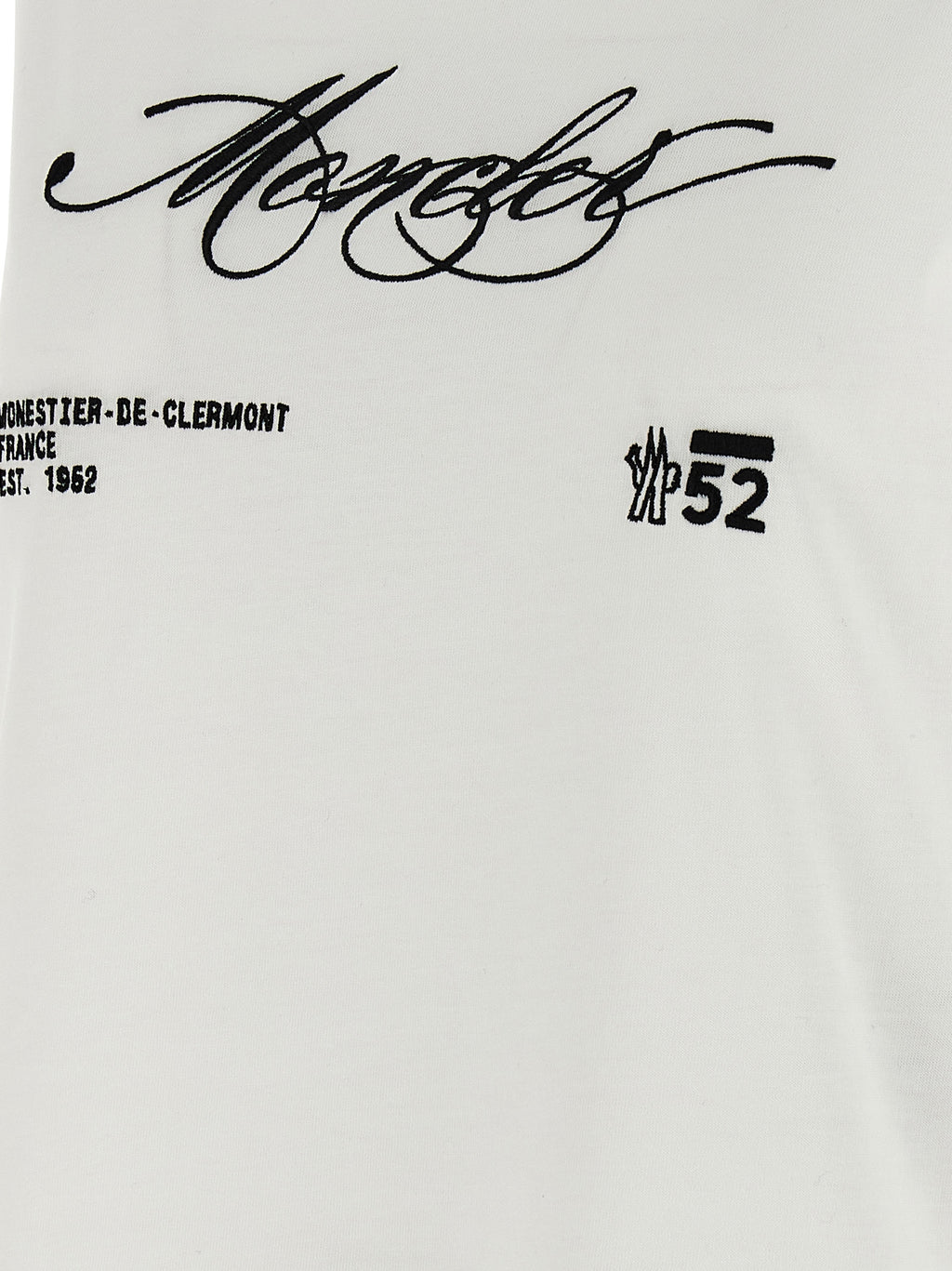 Moncler White Cotton Sportswear