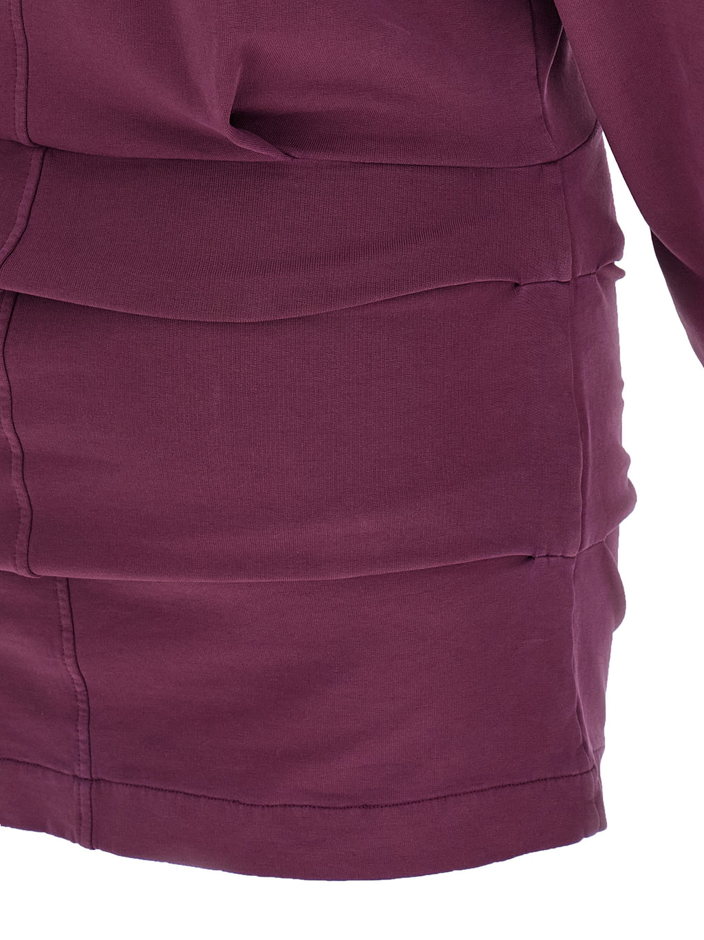 The Attico Bordeaux Cotton Short Dress