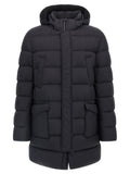 Herno Black Polyamide Coat