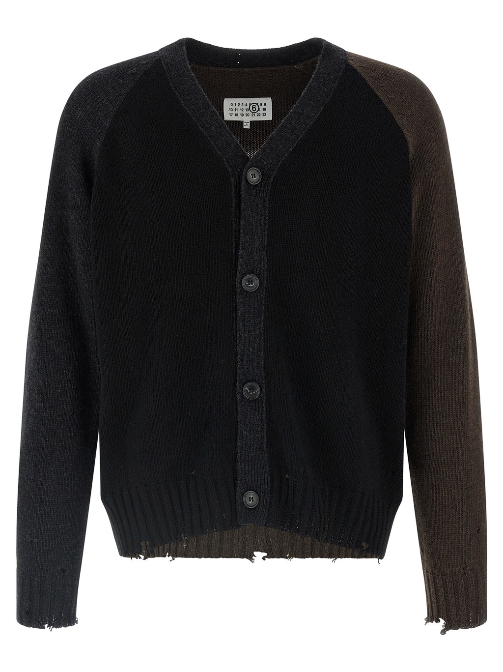 MM6 Maison Margiela Multicolor Wool Cardigan