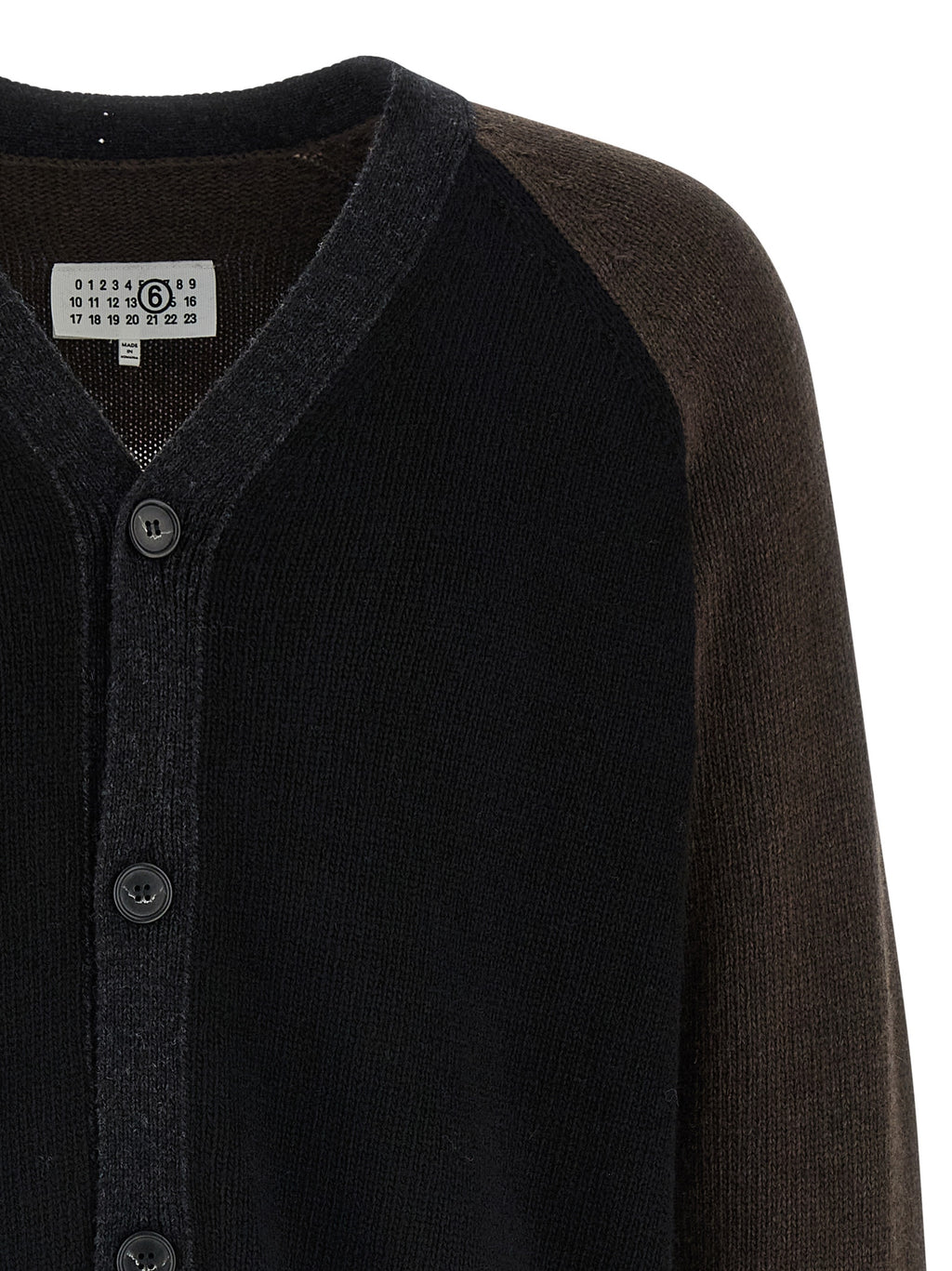 MM6 Maison Margiela Multicolor Wool Cardigan
