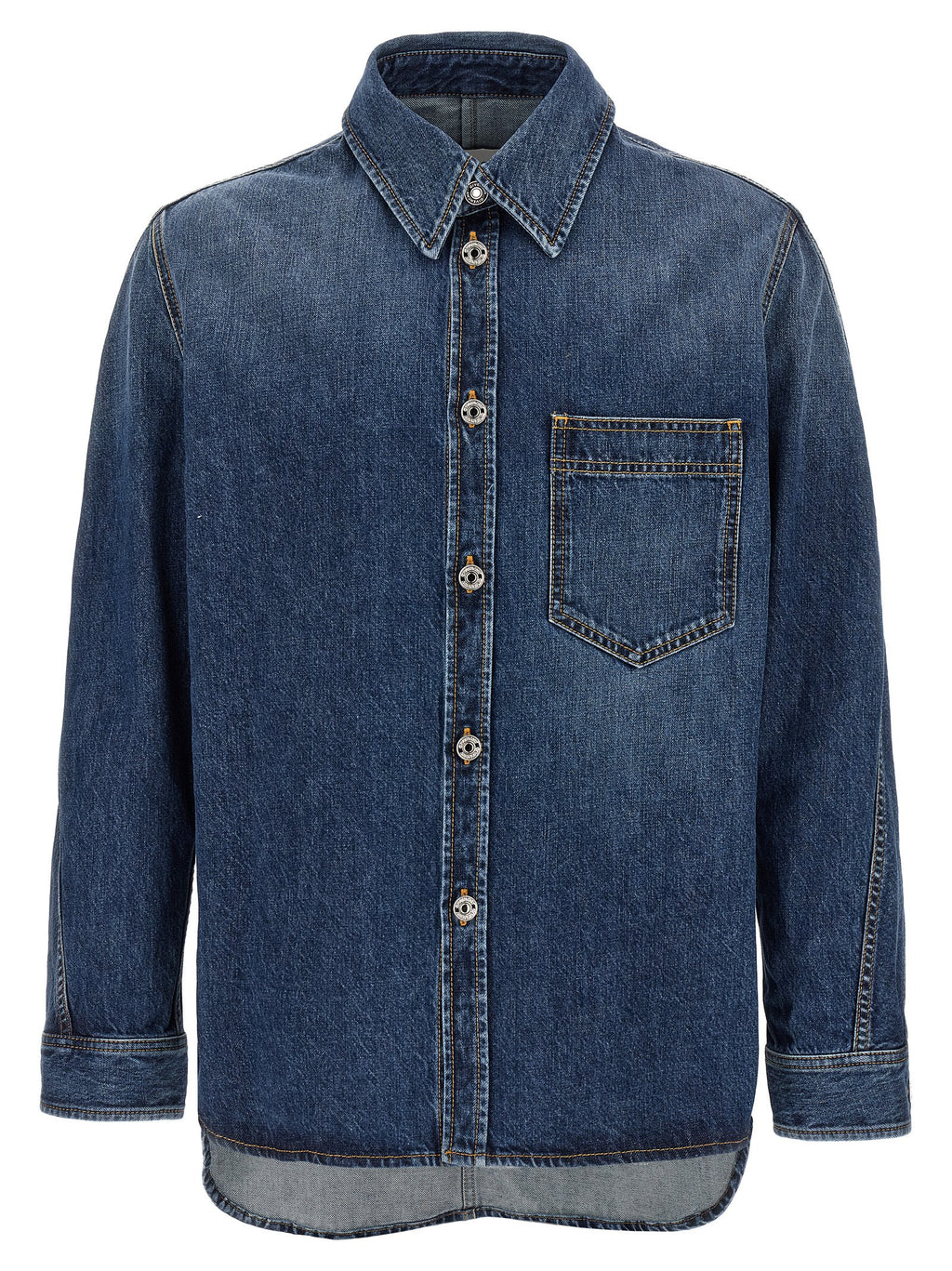 Givenchy Blue Cotton Blouse