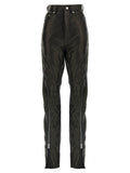 Rick Owens Black Leather Pants