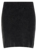 Alexander Wang Black Cotton Long Skirt