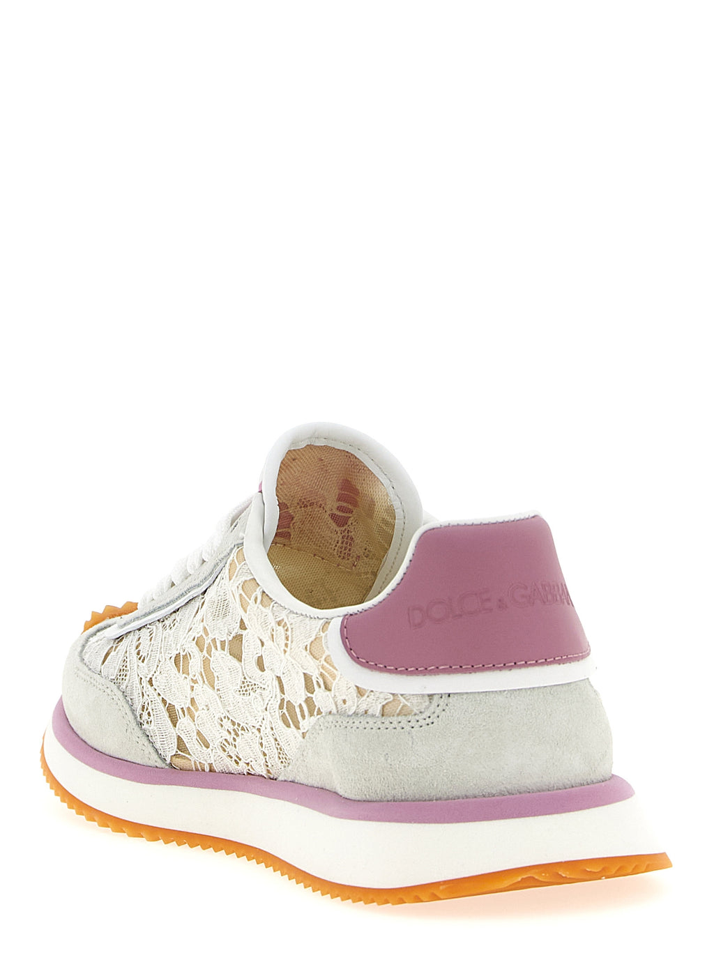 Dolce & Gabbana Multicolor Leather Athletic Sneakers