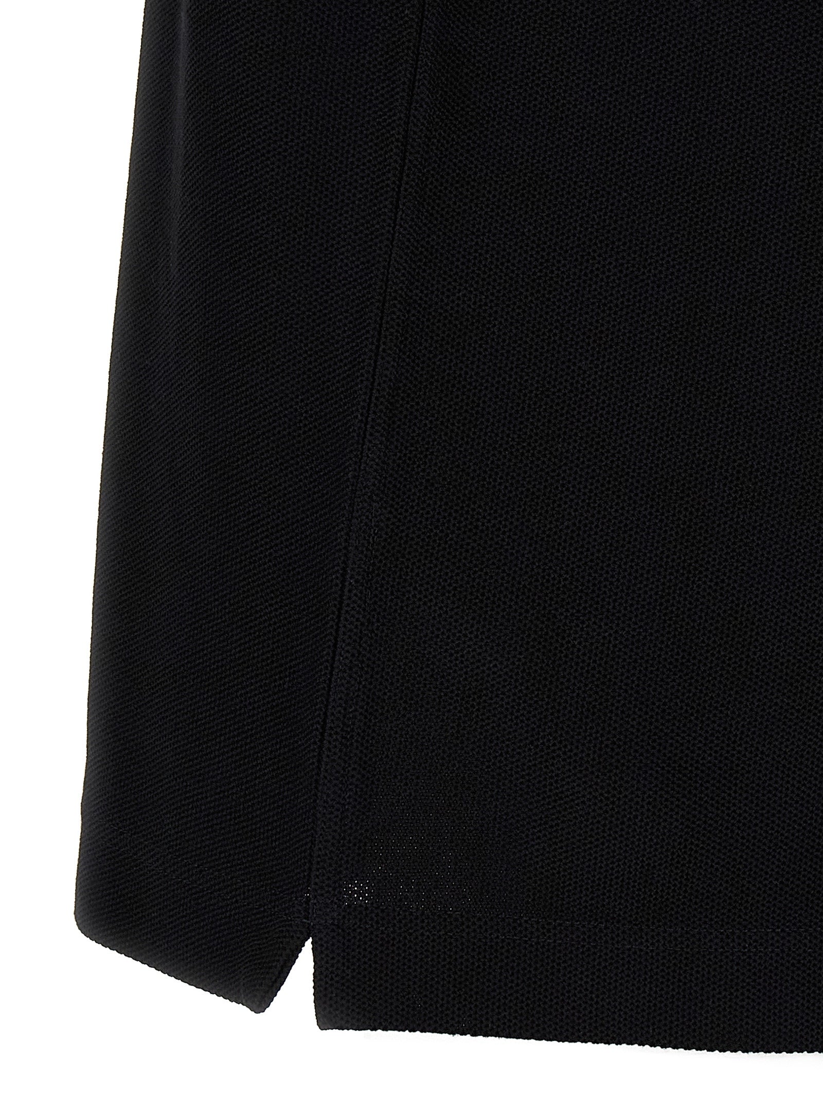 Dolce & Gabbana Black Cotton Polo Shirt